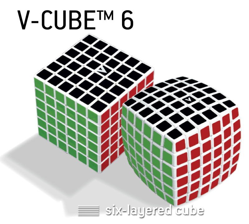 V-CUBE™ 6 is the 6x6x6 member of the V-CUBE™ - V-Classics  Six-Layered 6x6x6 smooth rotation Cube
