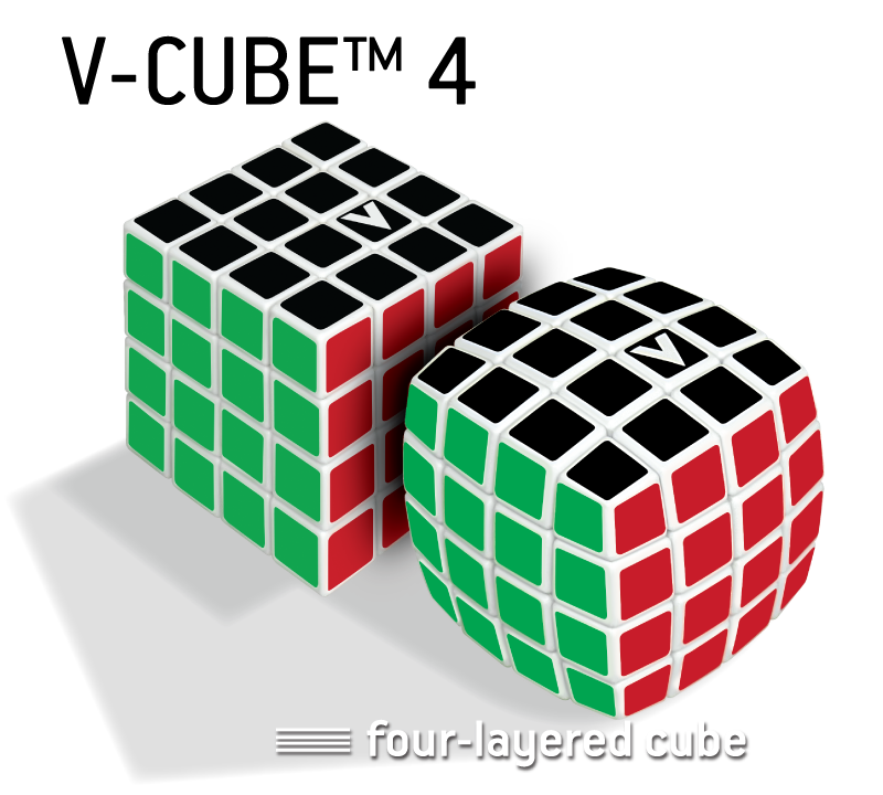 V-CUBE™ 4 The speedcubers cube - V-Classics  Four-Layered 4x4x4 smooth rotation Cube