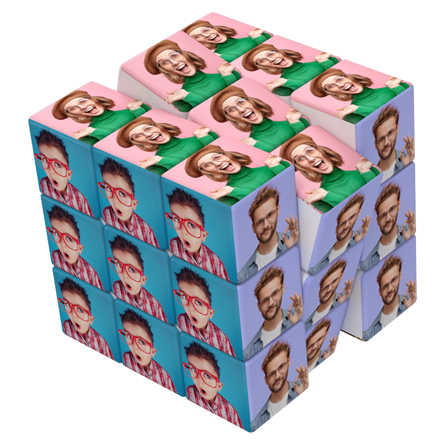 Create your Custom V Cube add your IMAGE or ART on each separate cubie