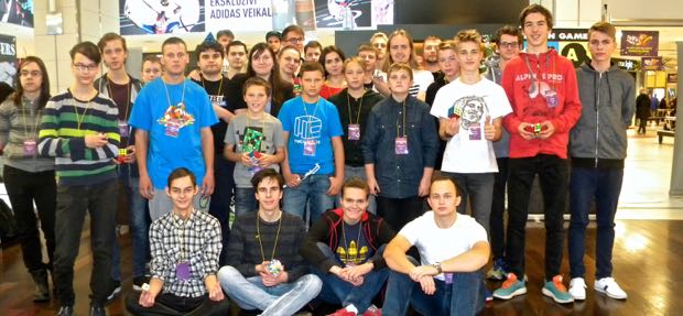V-Cube Open in Latvia. 20 different cubing disciplines ranging from entry-level to advanced speedcubes